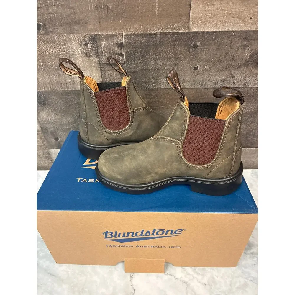 Blundstone Kids Chelsea Boots in Brown